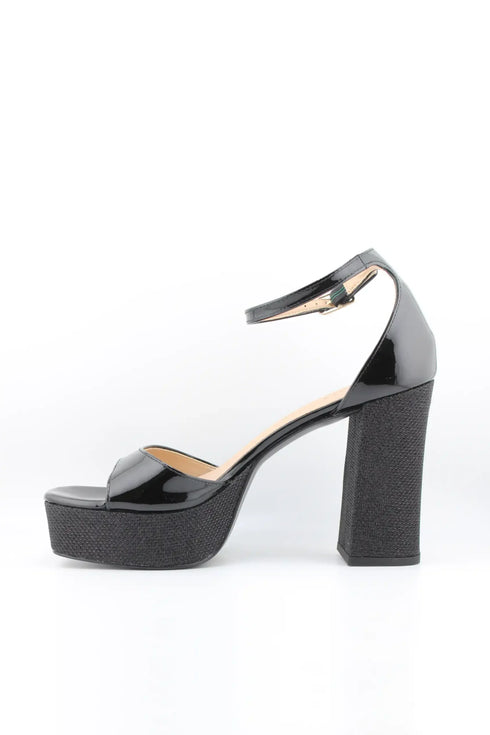 Unisa Block Heel Ankle Strap Sandal